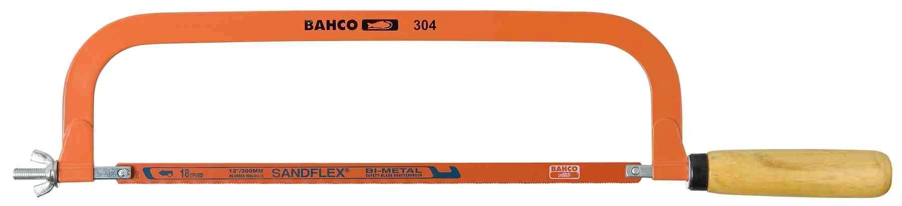 Metalinis rankinis pjūklas su Bi-Metal Sandflex 300 mm (12 colių) ašmenimis, 24 dantų, Bahco [304]