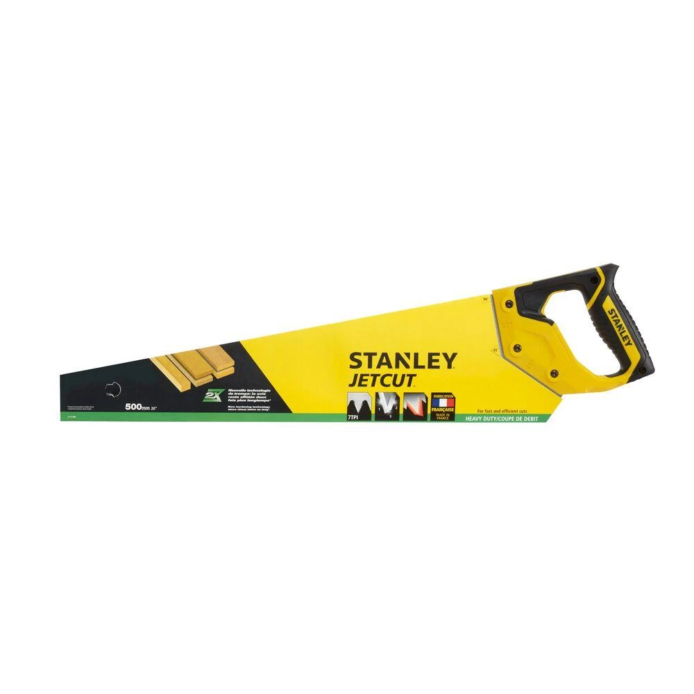 Rankinis pjūklas Stanley Dynagrip Jet-Cut SP; 500 mm medienai