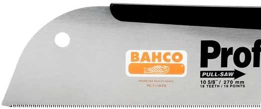 Bahco Japoniškas medžio pjūklas Pull-Saw preciziniam pjovimui su pastiprinimu 270mm