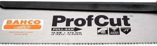 Bahco Japoniškas medžio pjūklas Pull-Saw preciziniam pjovimui su pastiprinimu 270mm