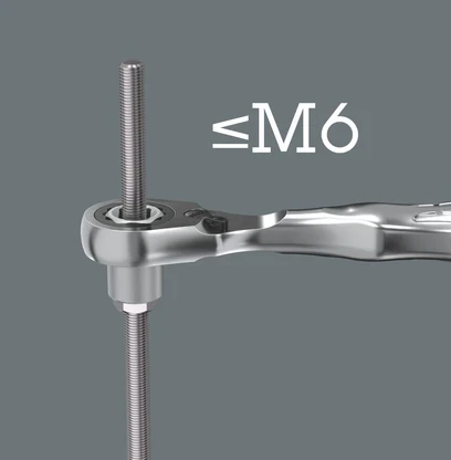 Rinkinys 11szt. nasadek sześciokątnych 1/4" su diskų įtaisu sześciokątnym 11 mm, rozmiary 4-13 mm, Zyklop Mini 2 w 1, Wera [05135021001]
