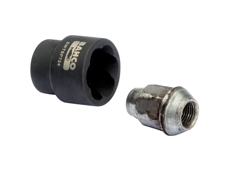 Bahco Galvučių "twist" 16 vnt komplektas 3/8" ir 1/2" 8-27mm (sugadintų veržių atsukimui)