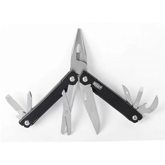 rinkinys: 2 x svirties spaustukai plienas KLI20, 200x80mm KliKlamp + Multitool, Bessey [KLI-SET-A] Juodas Edition