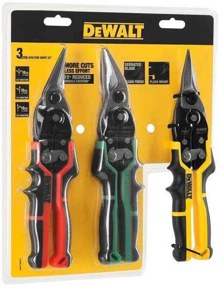 Replių komplektas DeWalt DWHT14676; 3 vnt.