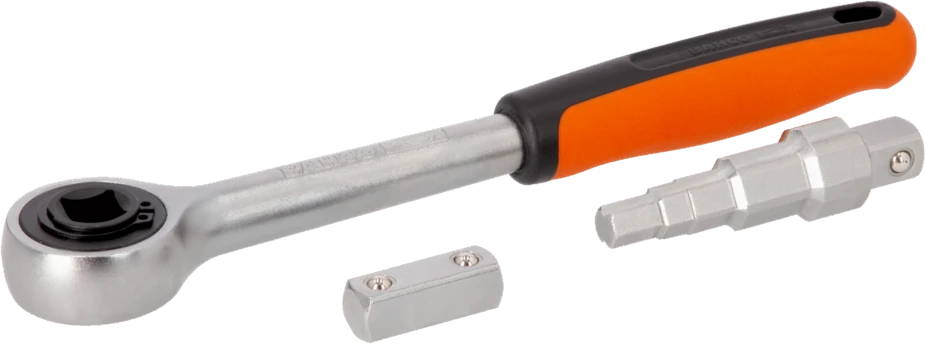 Bahco Terkšlės ir pakopinio rakto komplektas su 1/2" tvirtinimu. 5 dydžiai: 3/8"-7/16"-1/2"-3/4"-1"