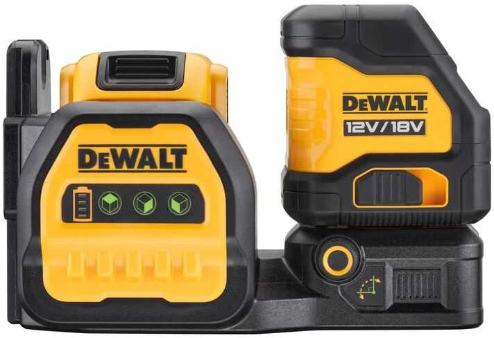 Dewalt kryžminių linijų lazeris DCE088D1G18, žalio spindulio, 12/18V, 1x2,0Ah