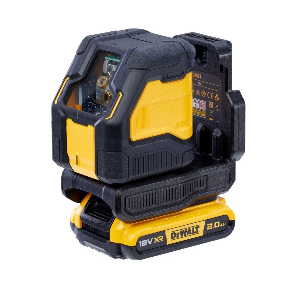 Kryžminis lazerinis nivelyras DeWalt DCLE34021D1-QW; 18 V; 1x2,0 Ah akum.