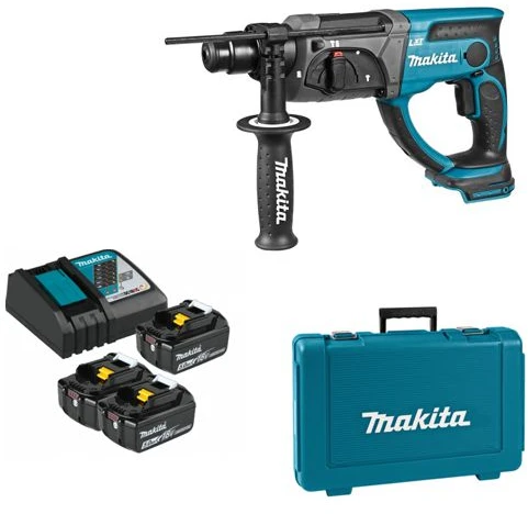 MAKITA perforatorius 18V DHR202RTE3 1,9J