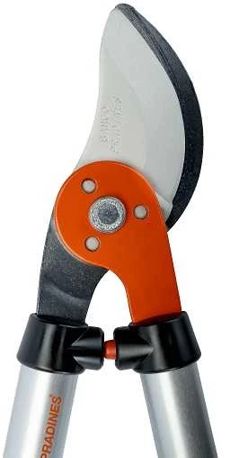 Bahco EXPERT Šakų žirklės prasilenkiančiais ašmenimis. Super lengvos aliuminio rankenos. Guminiai amortizatoriai. Bendras ilgis 600 mm. Kerpa iki 40 mm šakas