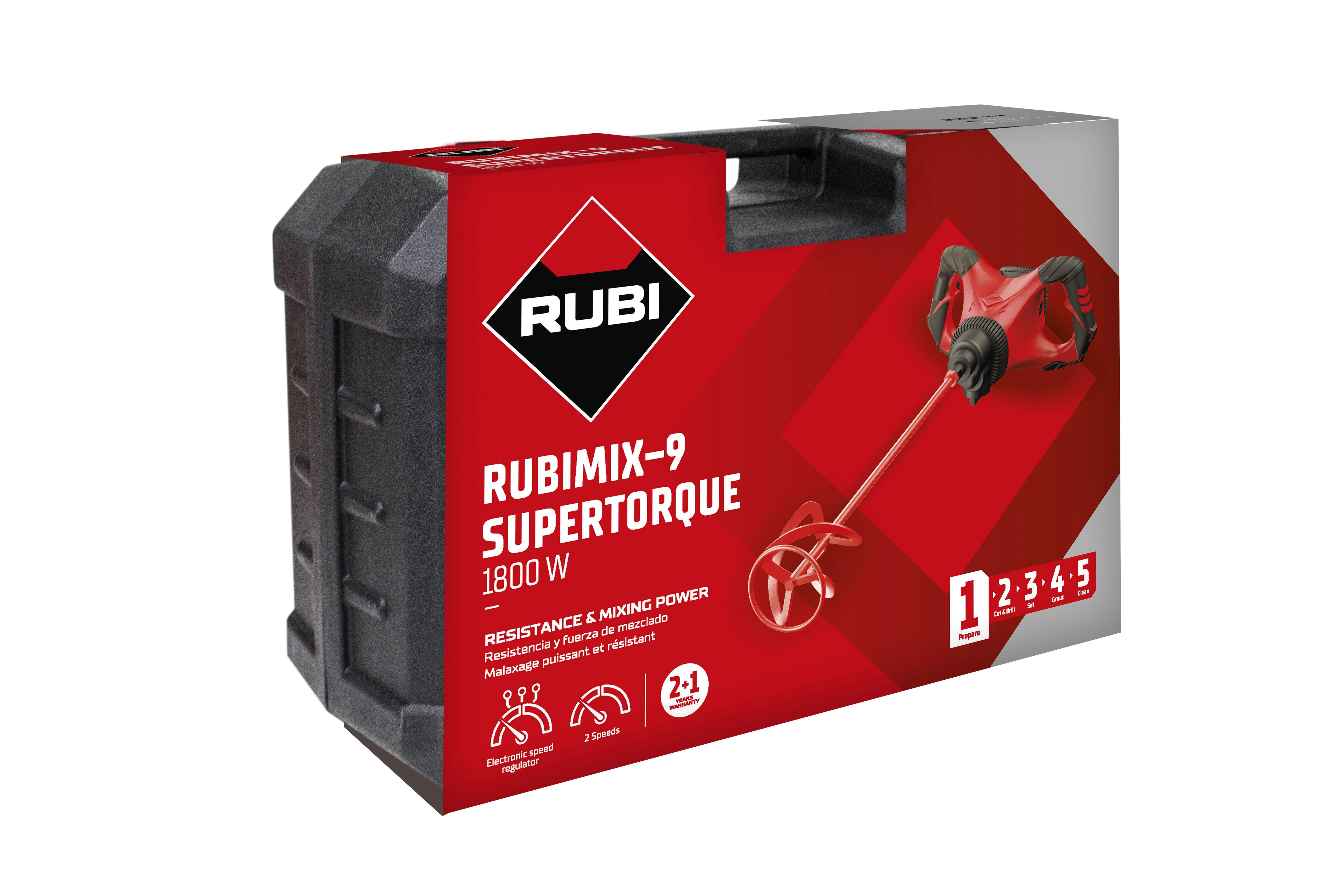 Maišyklė Rubi RUBIMIX-9 SUPERTORQUE 230V W; 1800 W