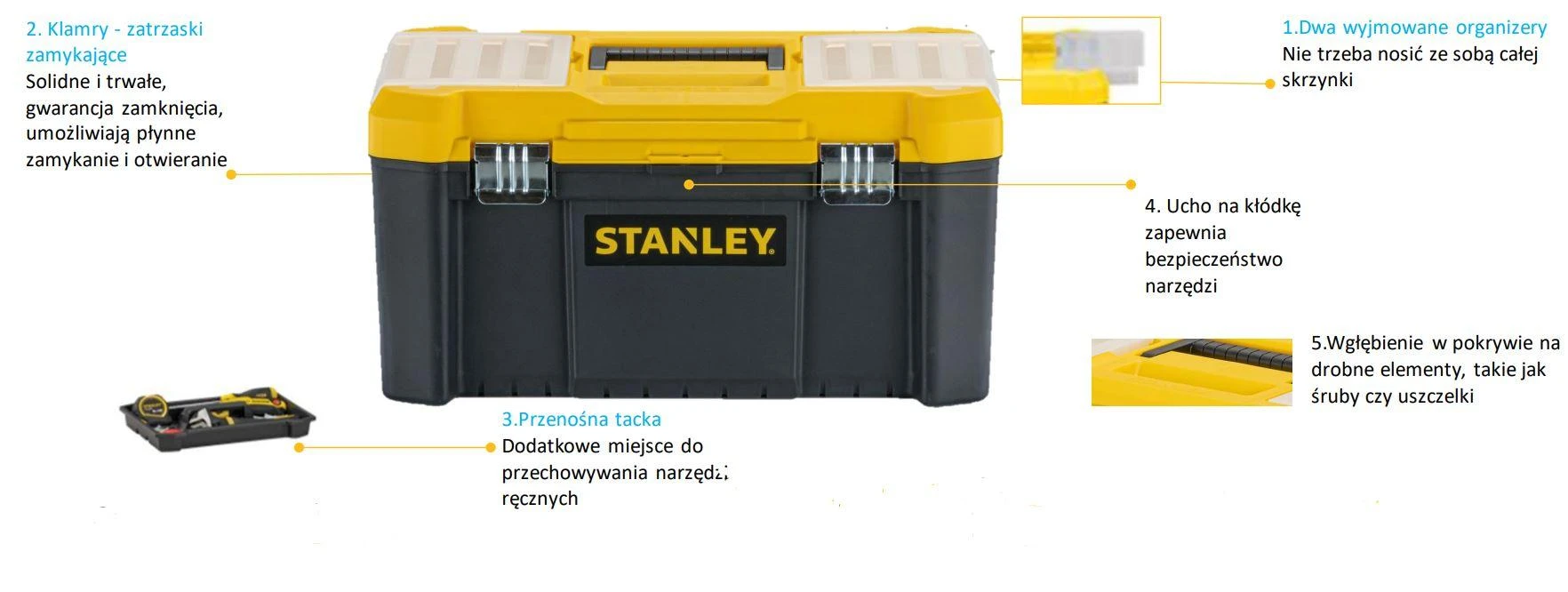 Įrankių dėžė Stanley STST75787-1