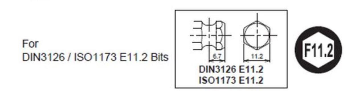 smūginis adapteris nuo 3/8" iki 7/16" bitai, Koken [13134]