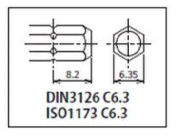1/4" smūginis antgalių laikiklis KOKEN 14142-D6.3
