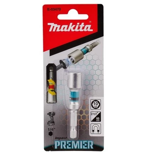 Makita Sukimo antgalis H10-65mm, 1 vnt. Impact Premier E-03470 Šešiakampis 10 x 65 mm • 1/4"