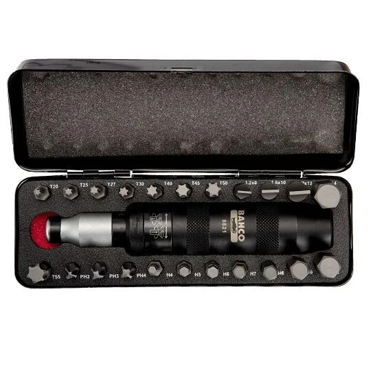 Bahco Smūginio atsuktuvo komplektas 23 vnt PH,SL,HEX,TORX