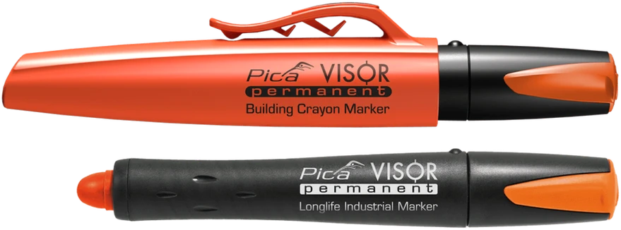 PICA Marker nuolatinis pramoninis žymeklis, oranžinis Pica