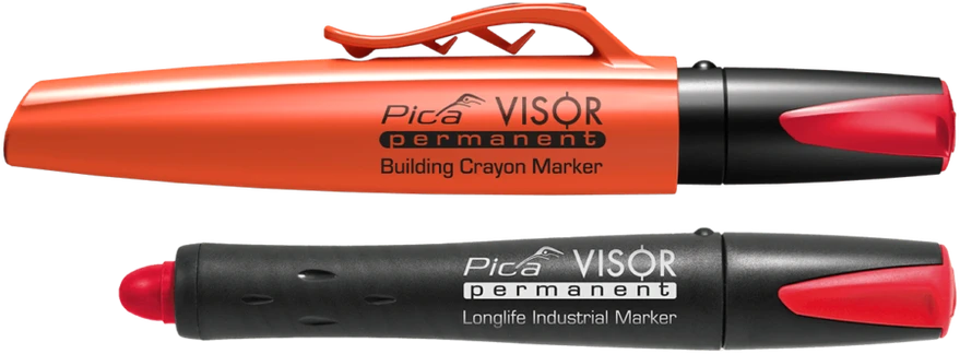 Pica Marker Pica VISOR permanent žymeklis, raudonos spalvos, 1 vnt.