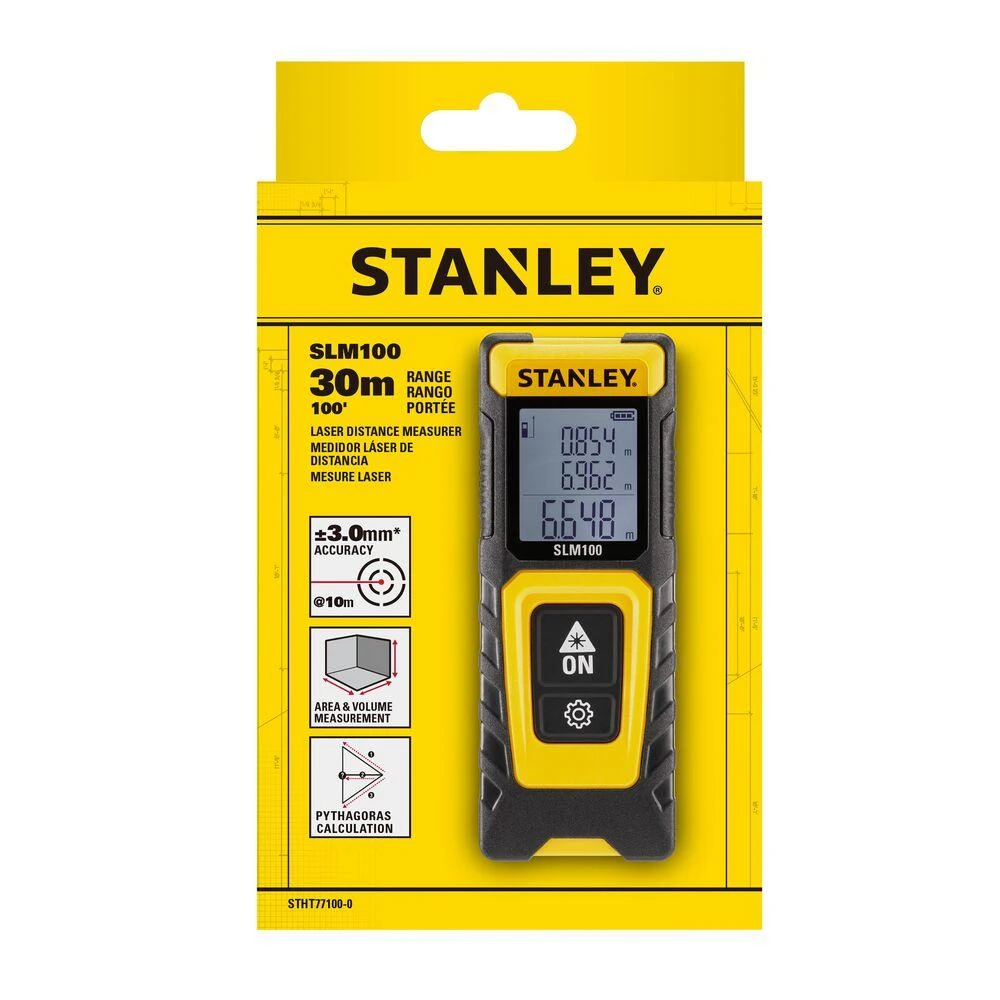 Lazerinis atstumų matuoklis Stanley SLM100