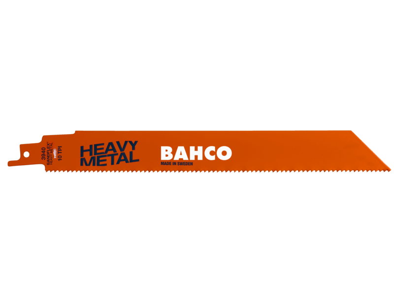 Bahco Tiesinio pjūklo geležtės Sandflex Bi-Metal 228mm*0,9mm HST 14TPI, sunkiajam metalui 10vnt