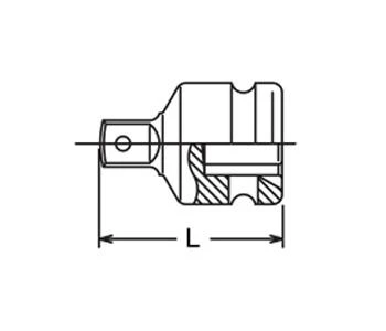 Adapteris 1/2"- 3/4" KOKEN