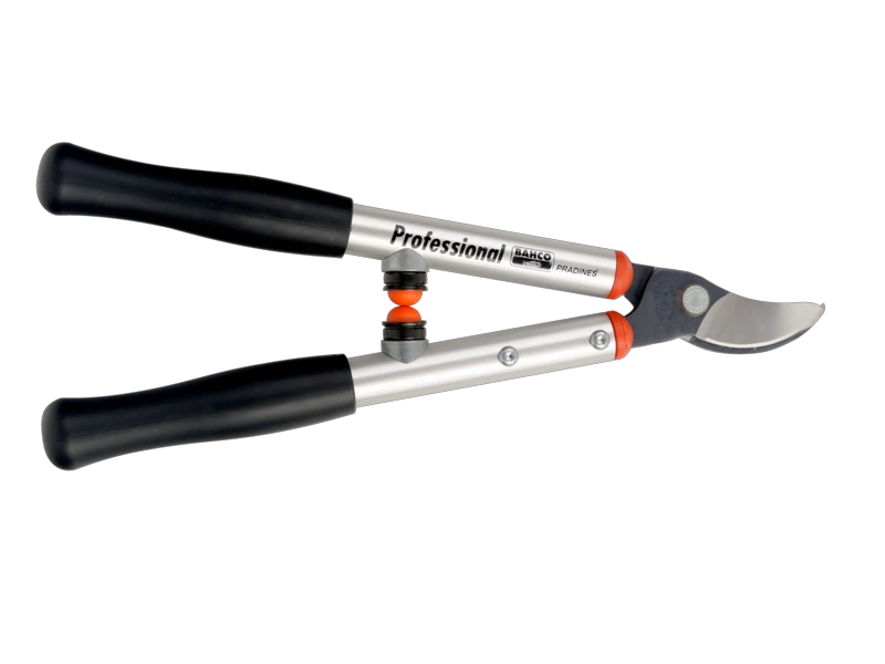 Bahco Profesionalios SUPER LIGHT serijos šakų žirklės siaura pjovimo galva greitam pjovimui. Minkštam ir žaliam medžiui. Bendras ilgis 400 mm. Kerpa 30 mm.