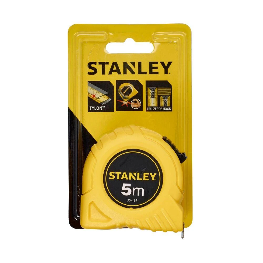 STANLEY MIARA ZWIJANA 5m PLASTIKOWY KORPUS, KARTA