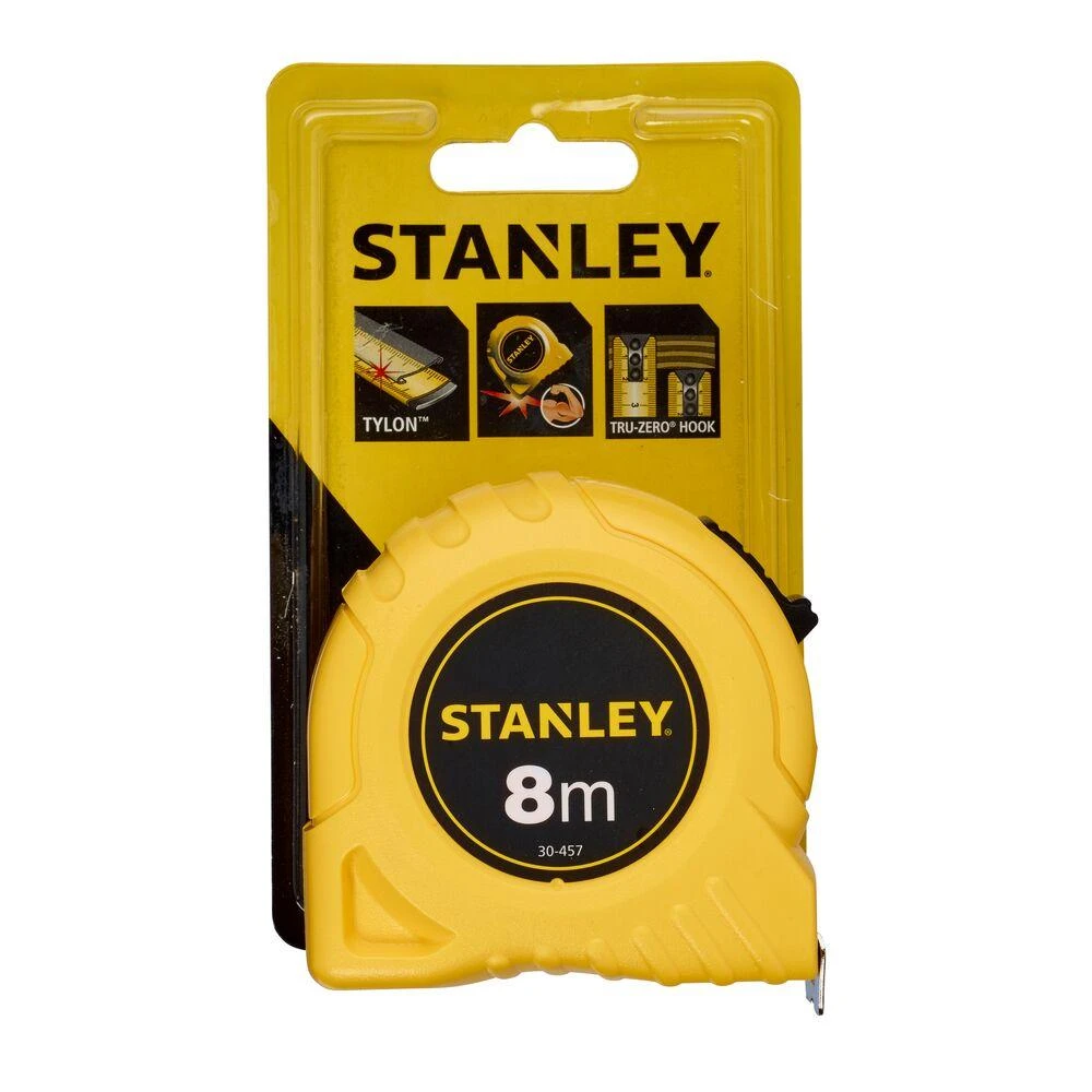 Stanley matavimo juosta 8 m x 25 mm - kortelė 0-30-457