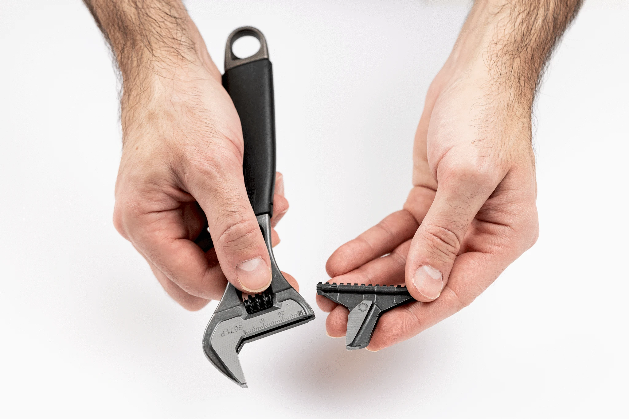 Bahco Reguliuojamas raktas apverčiamomis žiotimis, 158mm max 21mm Ergo