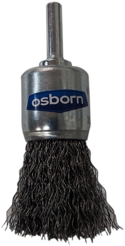 Šepetys su koteliu OSBORN (Ø 25 mm) gofruota viela