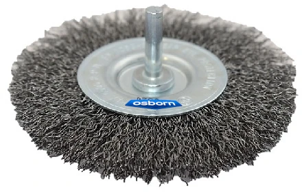 Metalinis šepetys su koteliu Ø 100 mm OSBORN (0,30 mm) be pakuotės