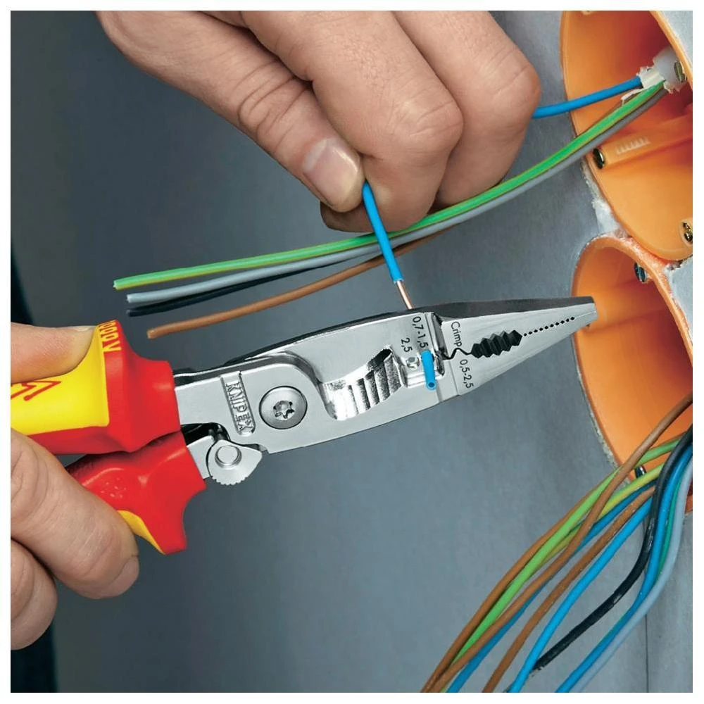Replės elektrikui VDE 200mm, Knipex