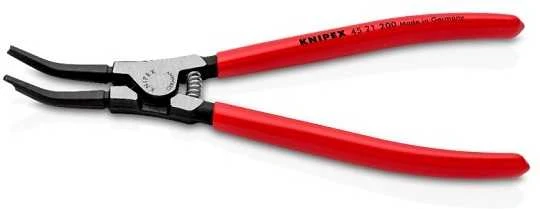 Replės žiedams, išoriniams, > Ø 12 mm, palenktos, Knipex