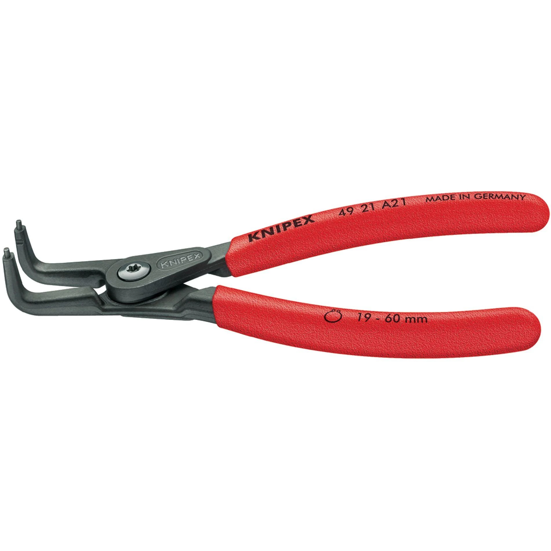 Replės žiedams Knipex 4921A01; 3-10 mm