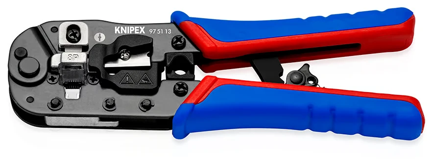 Užspaudimo replės RJ45 jungtims 97 51 13, Knipex