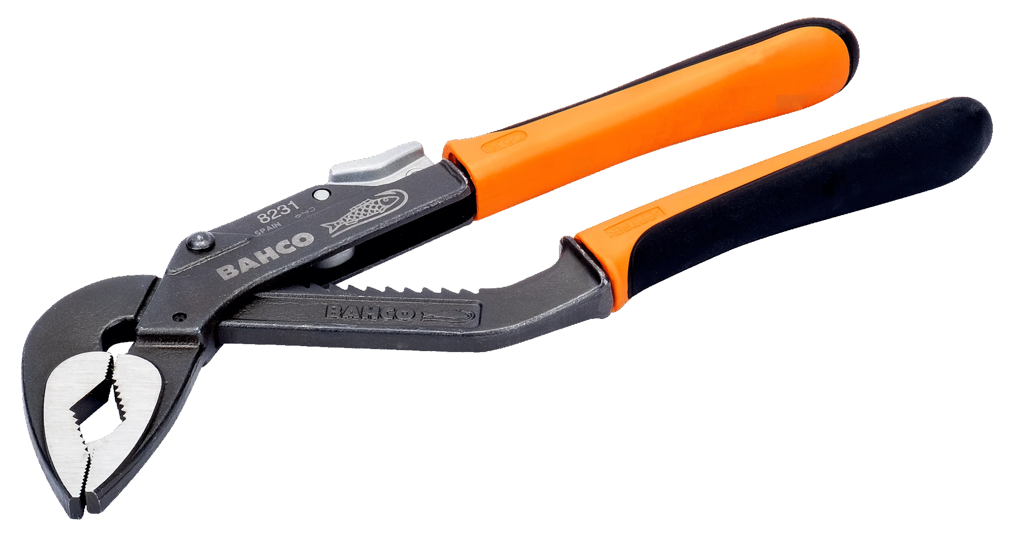 Bahco Reguliuojamos santechninės replės Ergo 225mm, max 51mm, greitas fiksavimas