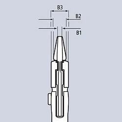 Replės-veržliaraktis KNIPEX 8601