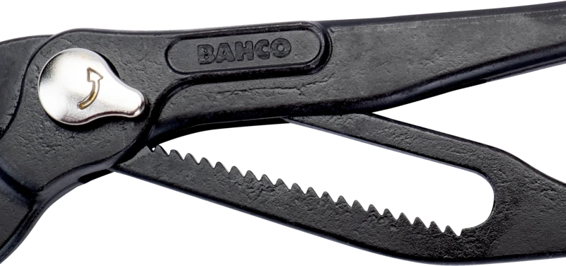 Reguliuojamos santechninės replės 200mm, max 50mm, greitas fiksavimas Bahco