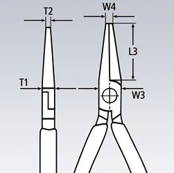 Replės Knipex 2925160; 160 mm
