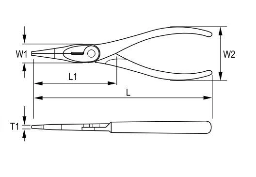 Prailgintos replės 160mm Irimo blisteryje