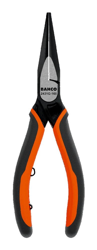 ilgos pusapvalės replės be pjovimo ašmenų 160 mm, Bahco [2431G-160]