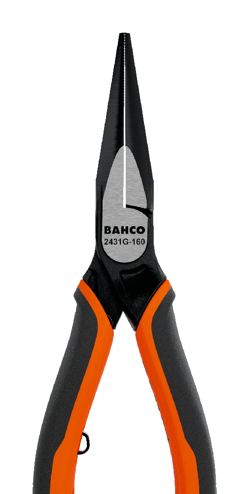 ilgos pusapvalės replės be pjovimo ašmenų 160 mm, Bahco [2431G-160]