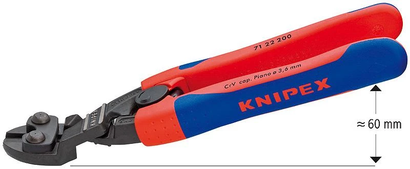 KNIPEX LAIDOS REPLĖS 200mm SUlenktos