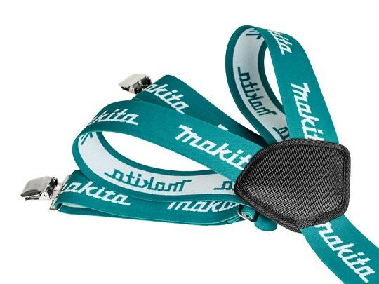Makita E-05402 Sutvirtintos petnešos su spaustukais.