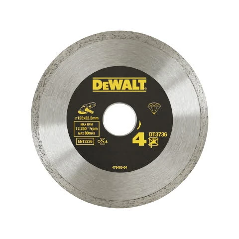 DEWALT TARCZA DIAMENTOWA PEŁNA 125 x 1,6 x 22,2mm
