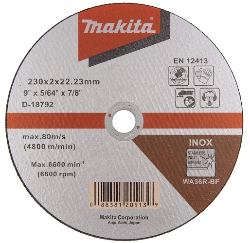 Makita Pjovimo diskas 230 X 2 WA36R RST/ Metalui D-18792