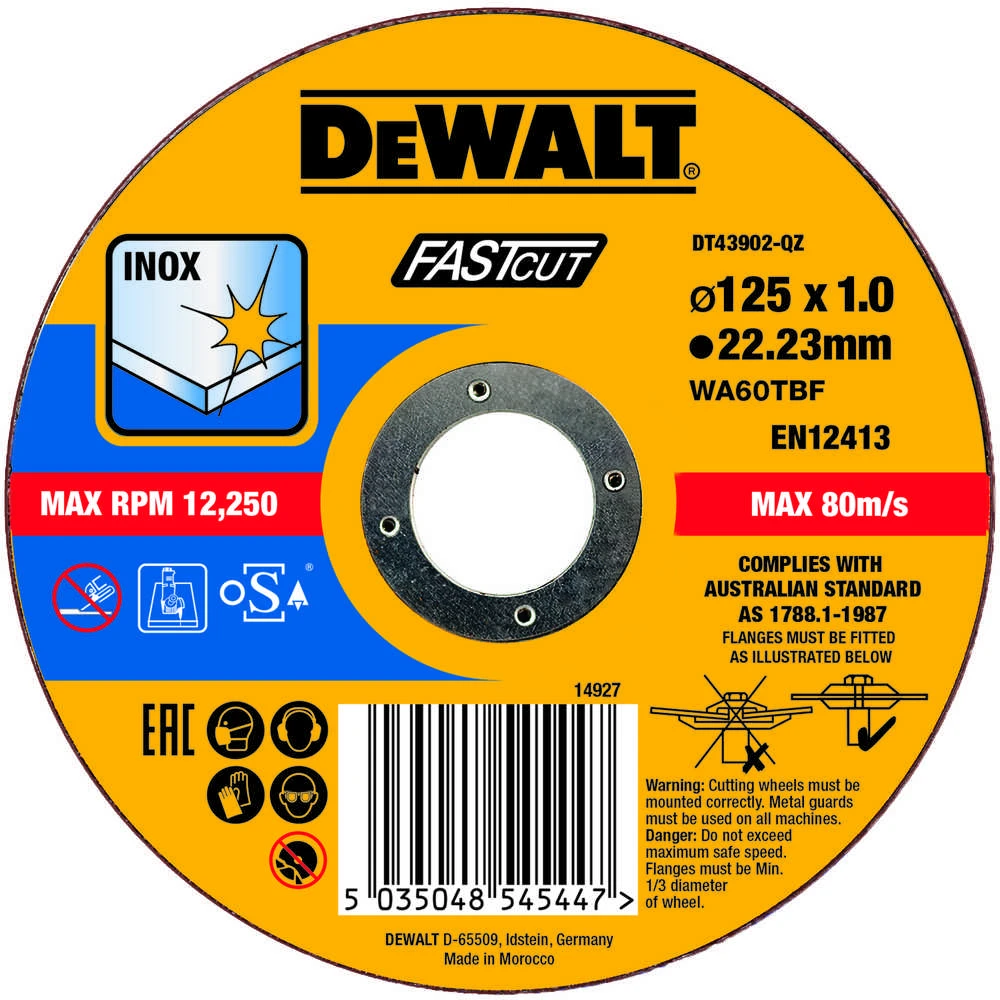 DEWALT METAL SHIELD 125x1.0mm