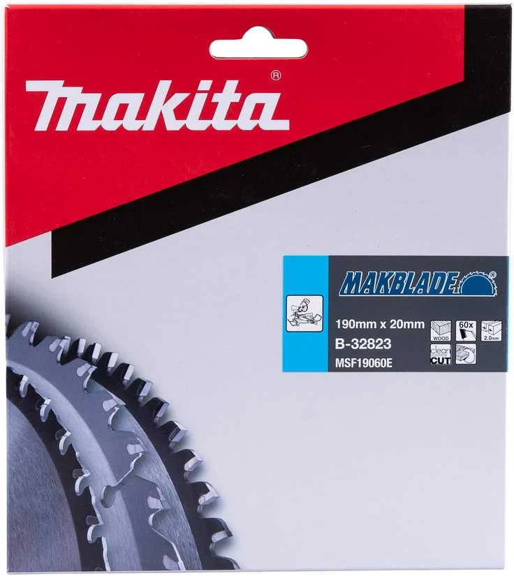 Makita B-32823 T.C.T. pjūklas 190X2X20mm 5° T60 MAKBLADE