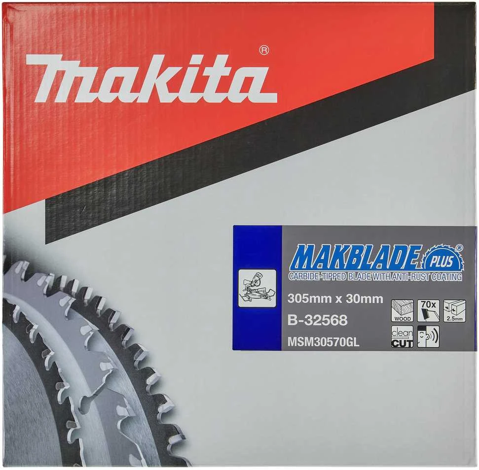 MAKITA diskinis pjūklas 305x30x70z MAKBLADE PLUS WOOD