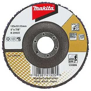 Violetinė neaustinis diskas metalui šlifuoti, 125/22,23mm, Makita [B-29022]