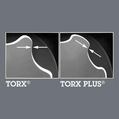 1/4" TorxPlus IPR antgalis varžtams su skylute ir apsauginiu kaiščiu, 40 dydis IPR/35mm, Wera [05134706001]